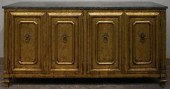 BAROQUE STYLE GILT PAINTED AND