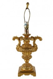 BAROQUE STYLE-GILT WOOD URNmou