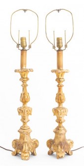 BAROQUE STYLE GILTWOOD TABLE L