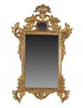 BAROQUE-STYLE GILTWOOD WALL MI