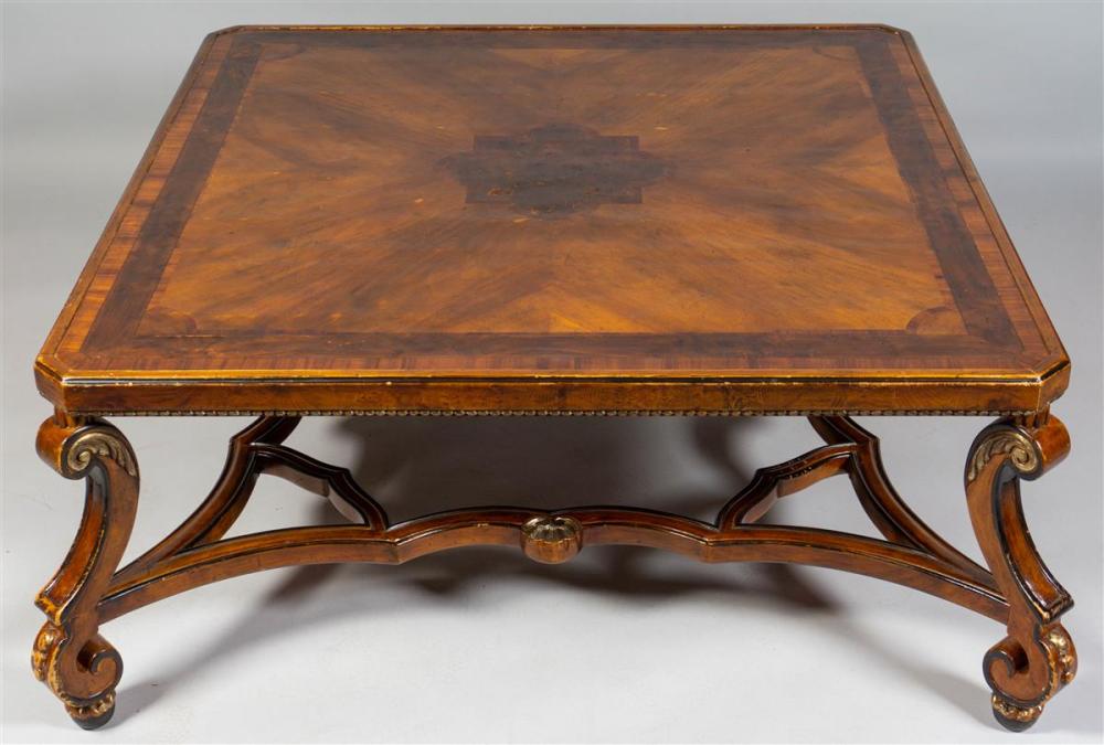 BAROQUE STYLE INLAID MAHOGANY