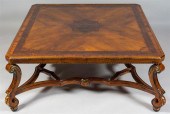 BAROQUE STYLE INLAID MAHOGANY