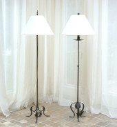 BAROQUE STYLE IRON FLOOR LAMPS