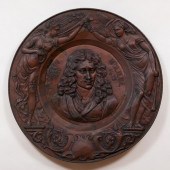 BAROQUE STYLE METAL PORTRAIT P