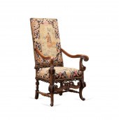 BAROQUE STYLE NEEDLEPOINT ARMC