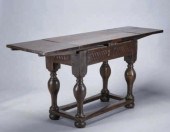 BAROQUE STYLE OAK DRAW LEAF TA