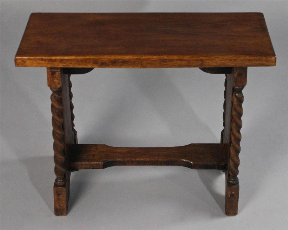BAROQUE STYLE OAK TRESTLE