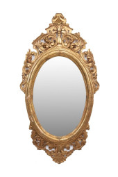 BAROQUE STYLE OVAL GILTWOOD MI