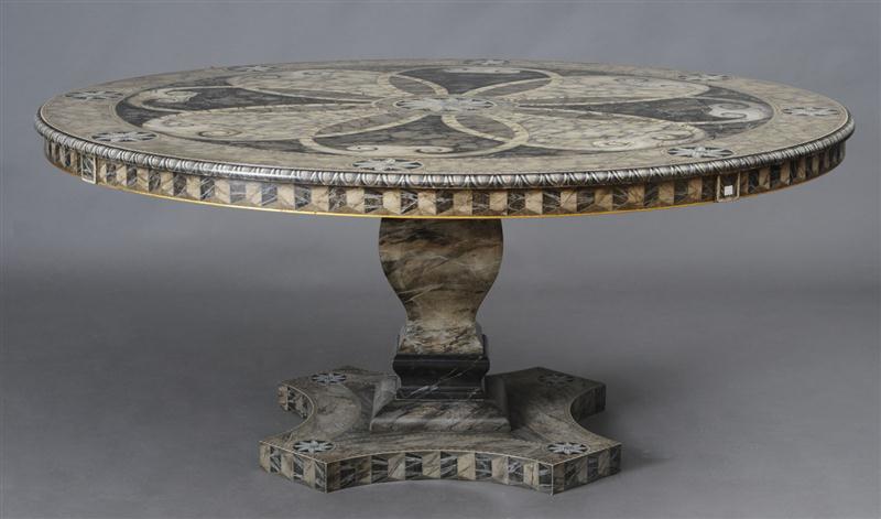 BAROQUE STYLE PAINTED AND