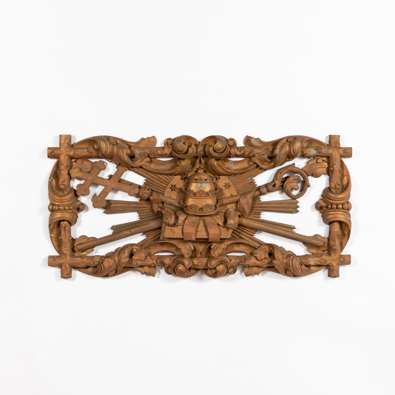 BAROQUE STYLE PAPAL COMPOSITE