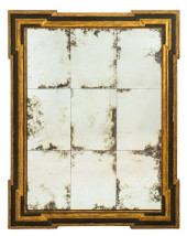 BAROQUE STYLE PARCEL GILT AND