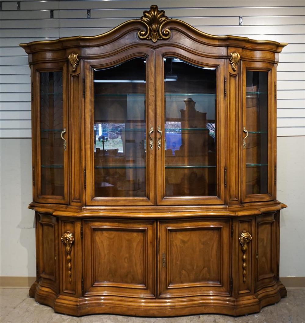 BAROQUE STYLE PARCEL-GILT FRUITWOOD