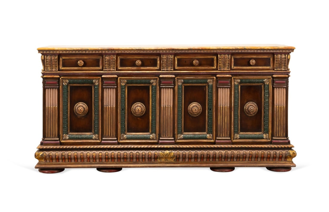 BAROQUE STYLE POLYCHROME