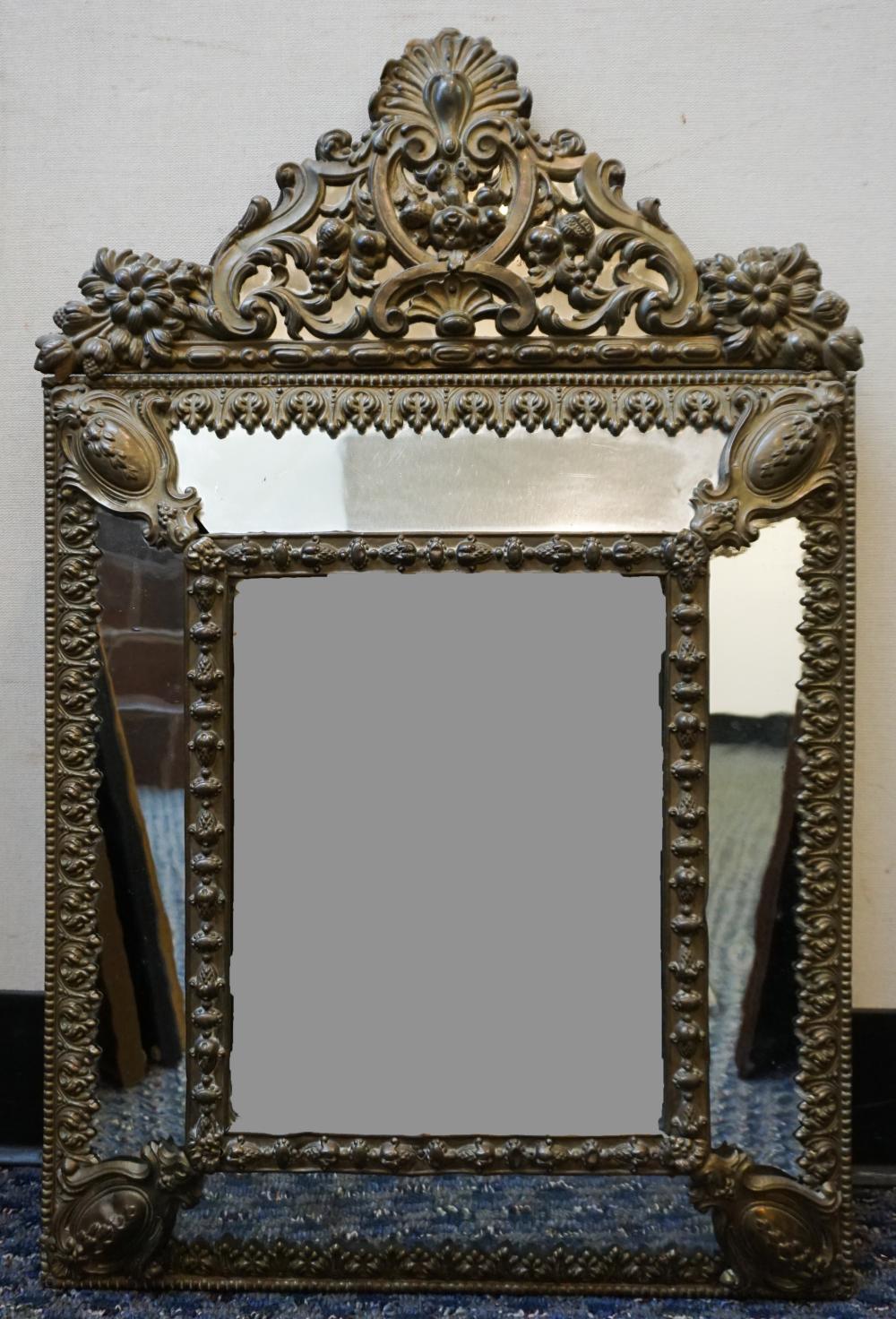 BAROQUE STYLE REPOUSSE BRASS