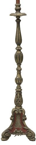 BAROQUE STYLE SILVER GILTWOOD