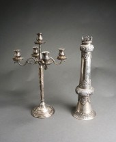 BAROQUE STYLE SILVER PLATE PIV