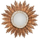 BAROQUE STYLE SILVERED AND GIL
