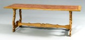 Baroque style stretcher-base t