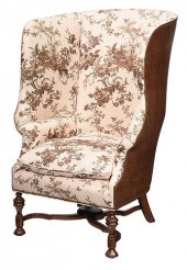BAROQUE STYLE TOILE AND LEATHE