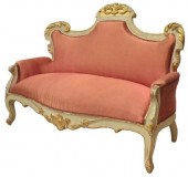 BAROQUE STYLE UPHOLSTERED PARC