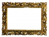 BAROQUE STYLE WALL MIRROR, 19T