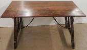 BAROQUE STYLE WALNUT AND BLACK