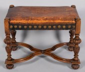 BAROQUE STYLE WALNUT BENCH 18
