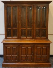 BAROQUE STYLE WALNUT TWO-PART