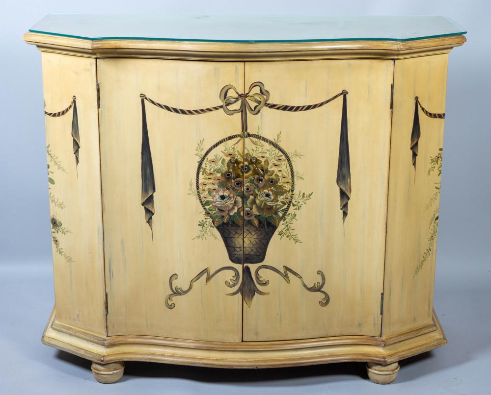 BAROQUE STYLE WHITE PAINTED