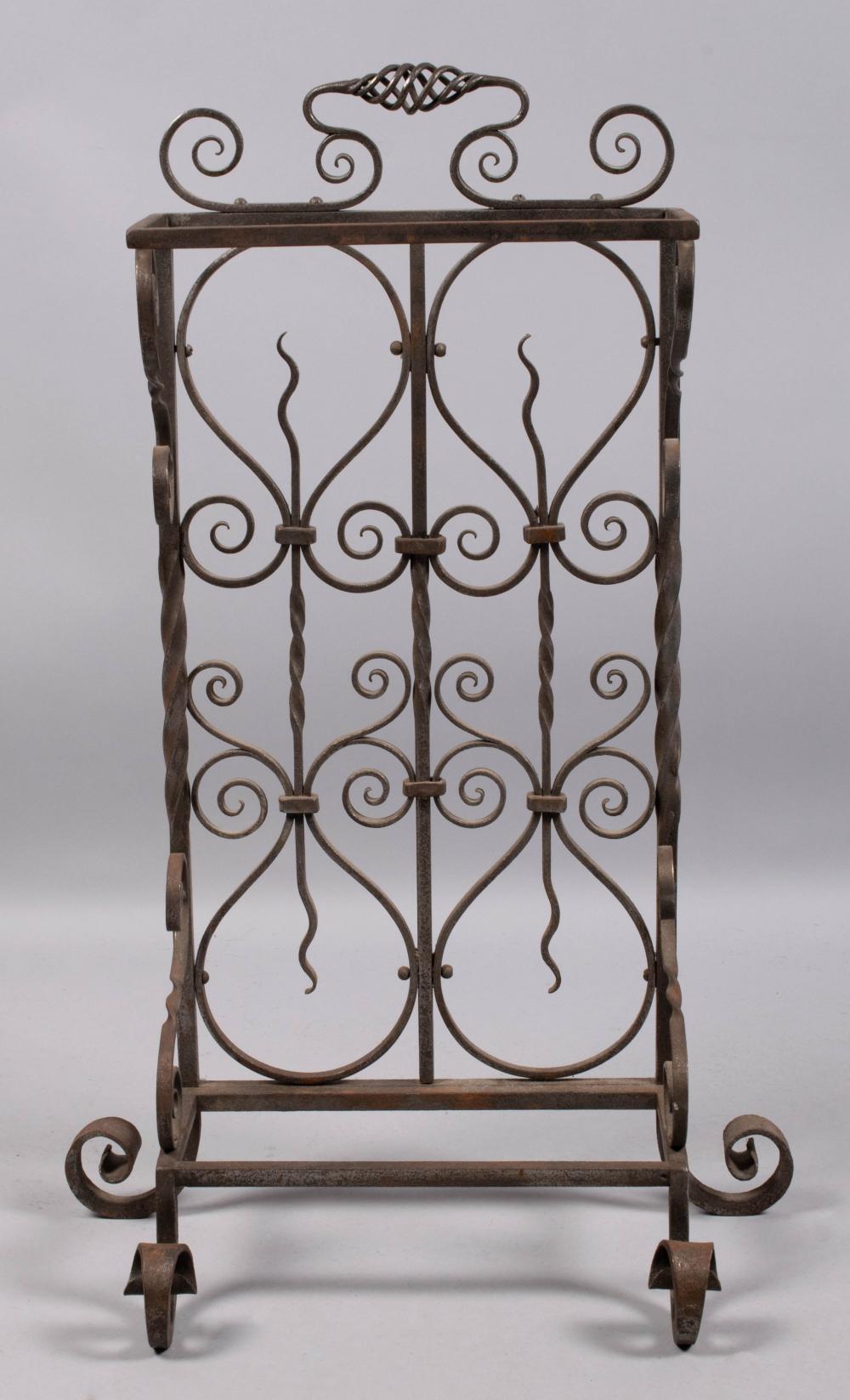 BAROQUE STYLE WROUGHT IRON UMBRELLA