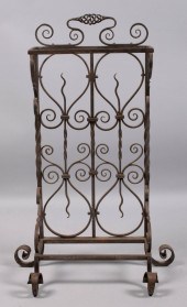 BAROQUE STYLE WROUGHT IRON UMB