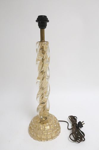 BAROVIER AND TOSO GILT CLEAR