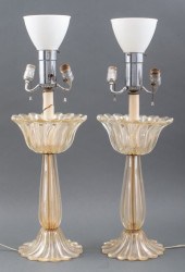 BAROVIER ATTR MURANO GOLD FLEC
