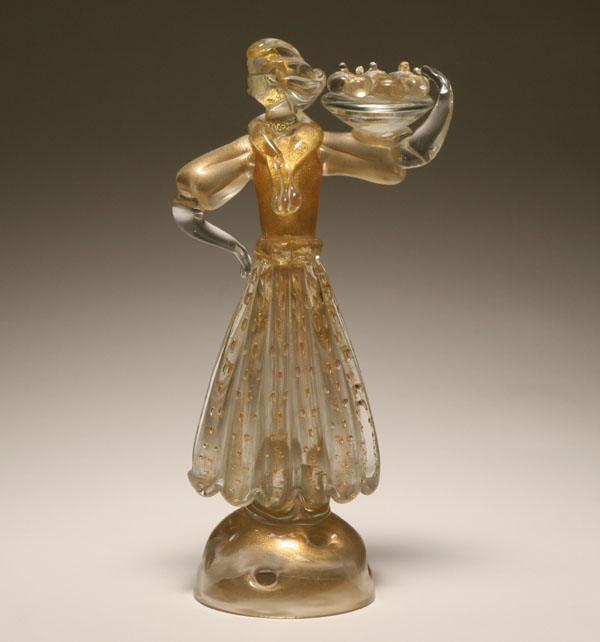 Barovier Murano art glass figure