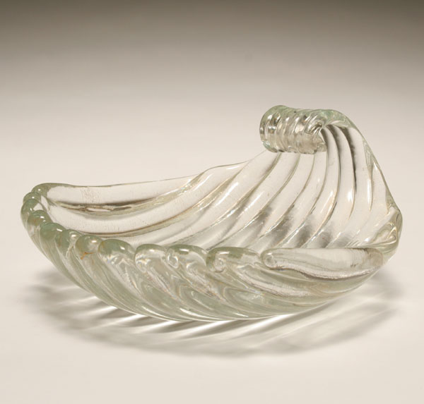 Barovier Murano art glass shell