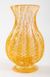BAROVIER MURANO GOLD FLECKED D