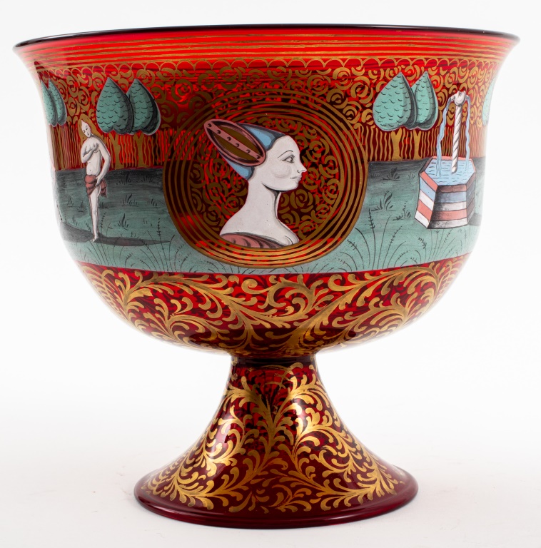 BAROVIER MURANO PARCEL GILT &