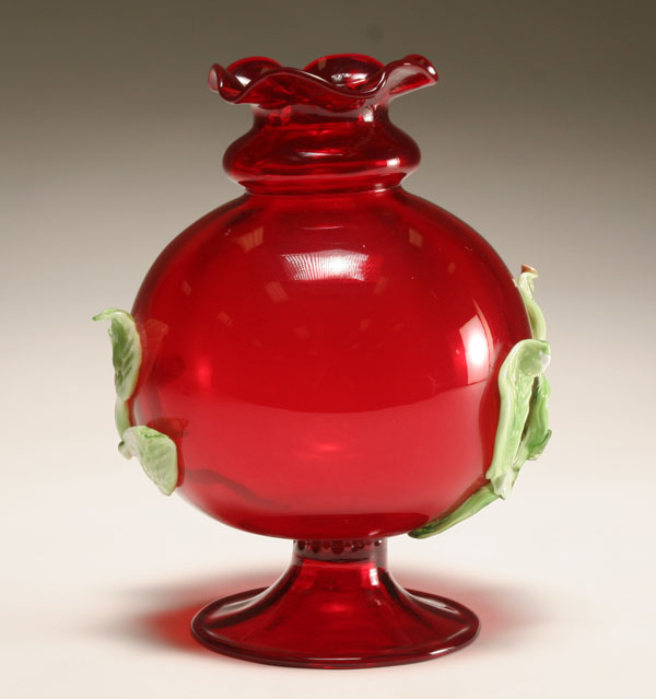 Barovier Seguso Ferro red art glass