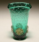 Barovier Stellato glass vase.