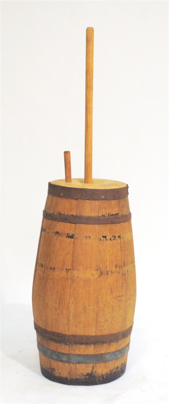 Barrel form butter churn  26