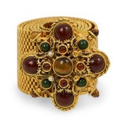 BARRERA DESIGNER GOLD TONE BEL
