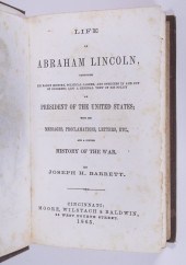 BARRETT 1864 LIFE OF LINCOLN,