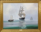 BARRY MASON OIL ON CANVAS "MOR