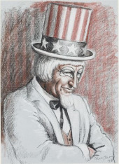 BARRY THAY, UNCLE SAM, CHARCOA