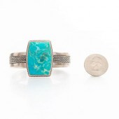 BARSE STERLING SILVER AND TURQ