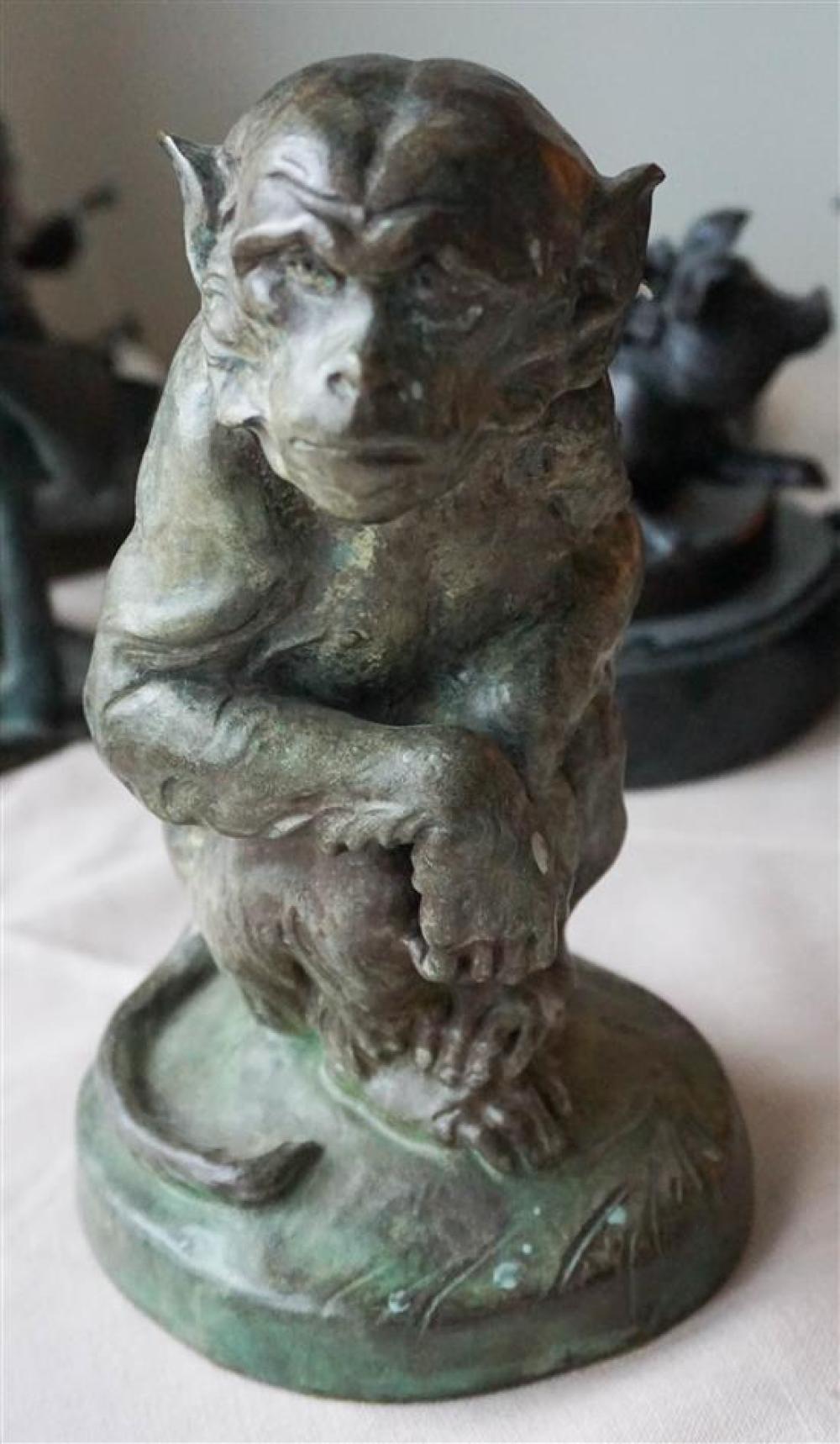 BARTHOLOMEW MAKO SEATED MONKEY,