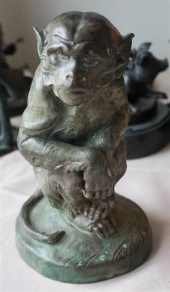 BARTHOLOMEW MAKO SEATED MONKEY