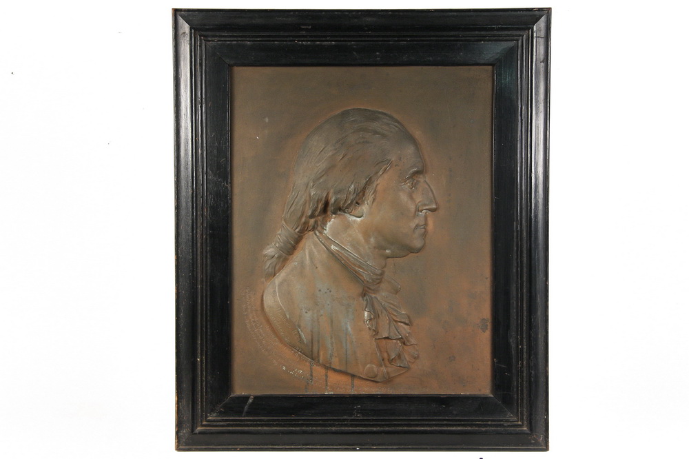 BAS RELIEF PORTRAIT PLAQUE - Bas