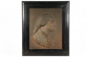 BAS RELIEF PORTRAIT PLAQUE - B