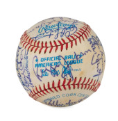 BASEBALL, 27 SIGNATURES INCL.